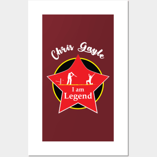 Chris Gayle - I am Legend T-Shirt Posters and Art